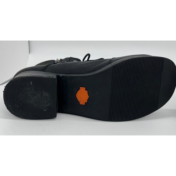 Harley Davidson Motorcycle Boots Evie Women's 11M Black Leather Shoes D83592 - Picture 10 of 16